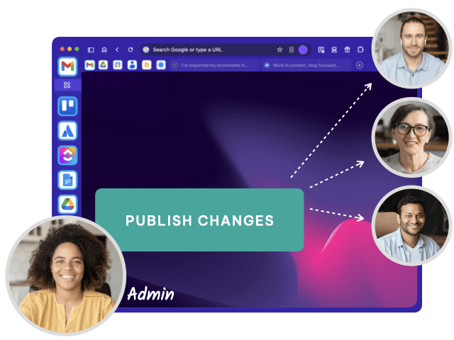 Work in apps side by side using split screen